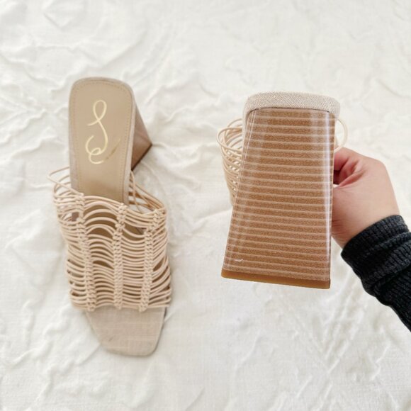 Sam Edelman Laurette Slip On High Heel Sandals New - Picture 8 of 8